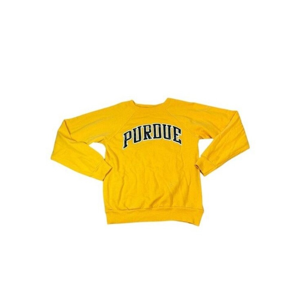 Champion Purdue Boilermakers 80s 90s Size Medium Cotton Creslan Sweatshirt USA